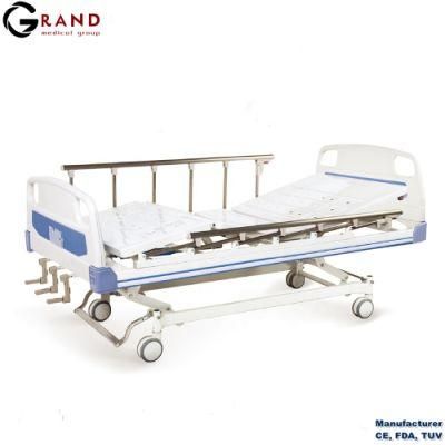Supply Manual Three Function Hospital Patient Bed Medical Nursing Bed for Hospital Medical Furniture