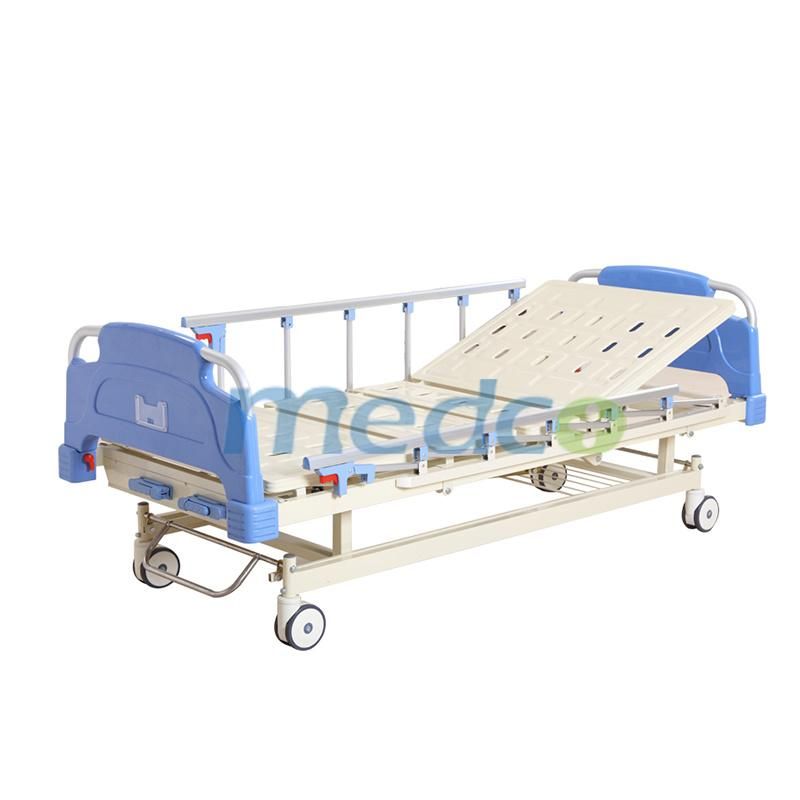 Cheap Price ABS Two Functions Manual Hospital Bed for Patient