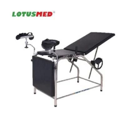 Lotusmed-Stretcher-888-B1-2 Aluminum Alloy Stretcher Female Examining Table