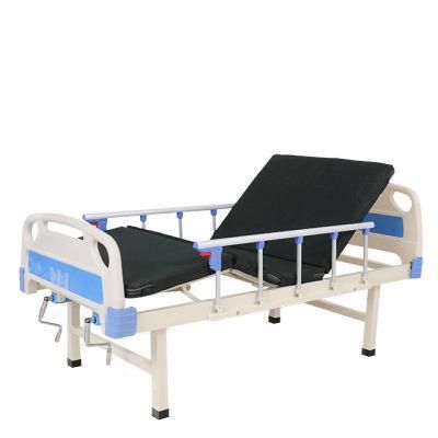 CE/ ISO13485 Best Price 2 Crank Manual Medical Nursing Care Hospital Bed