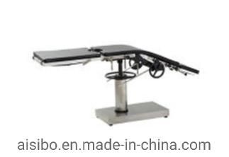 Medical Equipment Mechanically Operated Manual System Operating Table Ot for Various Surgical Operations Stainless Steel Surgery Bed Surgical Mechanically