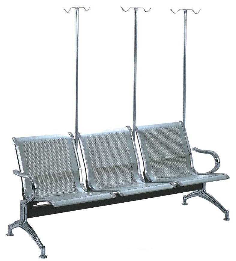 Waiting Chair with IV Stand for Hospital Use