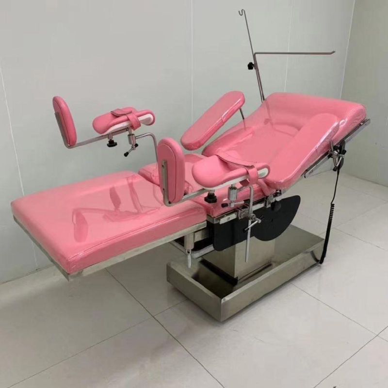 Huaan Medical Electric Hospital Bed Standard Design Medical Surgical Bed Medical Operating Table for Gyno Exam