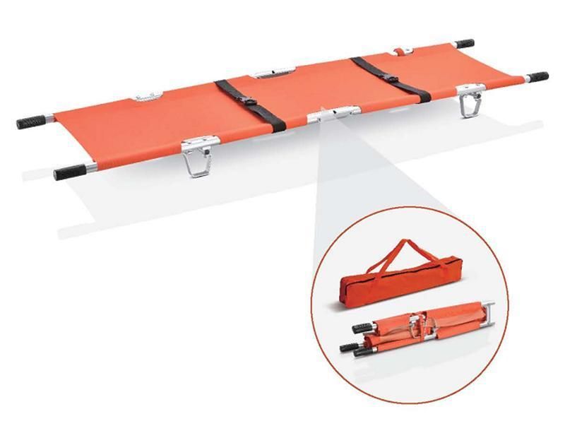 Double or 4 Foldable First Aid Stretcher Emergency Folding Stretcher