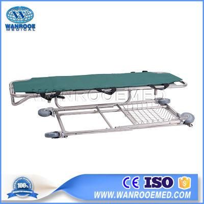 Ea-4D Hospital Loading Ambulance Stainless Steel Transport Basket Emergency Stretcher Bed