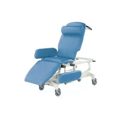 China Low Price Adjustable Hospital Furniture Blood Collection Donor Dialysis Chair Clinical Infusion Transfusion Hospital Dialysis Chair