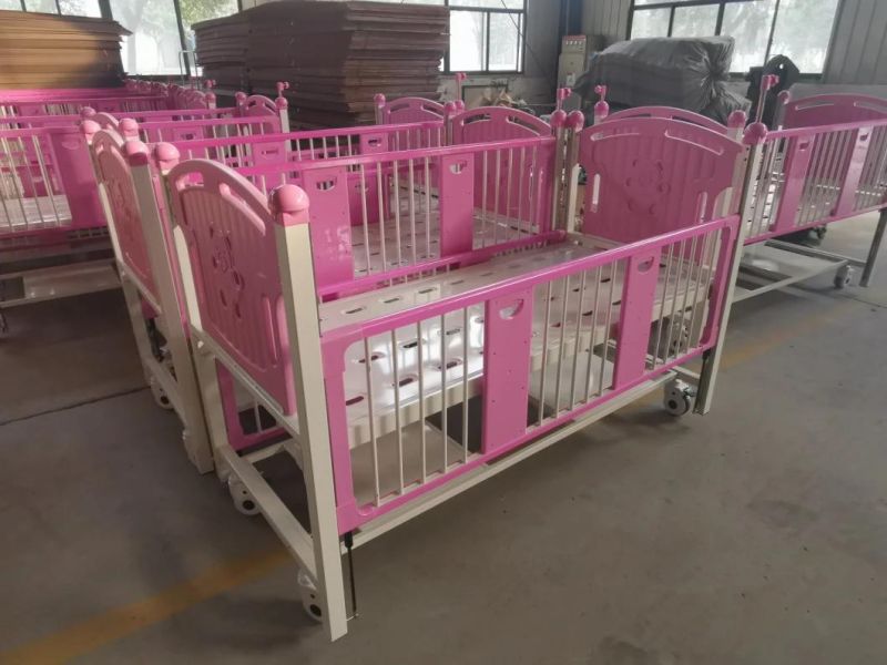 Luxury High Quality Hospital Children Bed Adjustable Single Shake Double Shake Child Bed