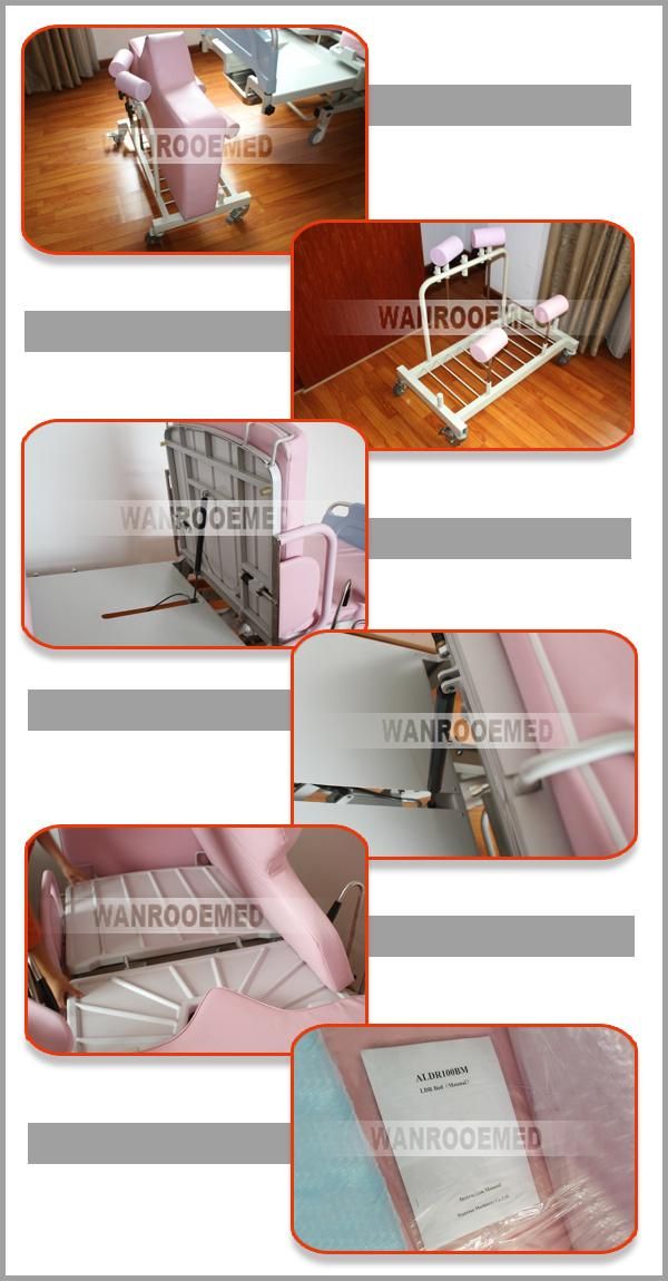 Aldr100bm Medical Gynecology Ordinary Obstetric Delivery Bed