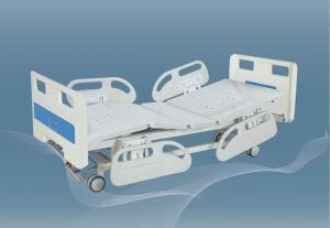Medical Instrument Hospital Portable Nursing Bed with 3 Cranks