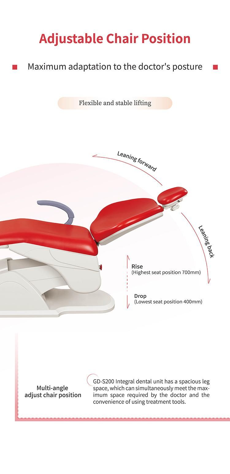 Dental Chair Intergal Weak Strong Suction