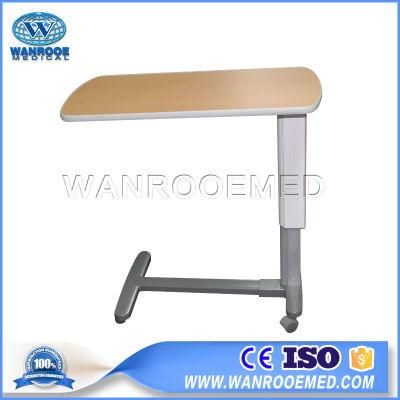 Bdt002b Hospital Medcial Adjustable Split Top Over Bed Dining Table