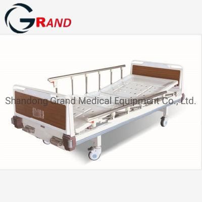 Hospital Patient Bed Medical Bed Hospital Furniture Medical Manual Double Shake ICU Nursing Patient Bed