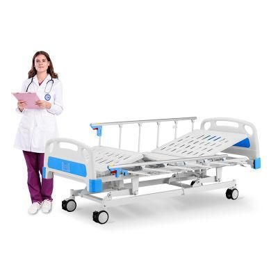 A6w Cheap Morden Medical Electric Adjustable Hospital ICU Patient Care Clinic Bed with Side Rail