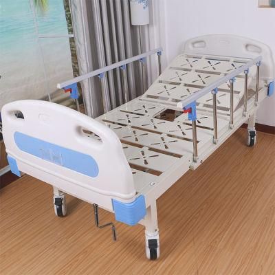 Best Selling One Function Manual Medical Clinic Hospital Bed with Urinal Hole