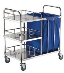 Stainless Steel Nursing Cart Medical Trolley (ALK07-H04)