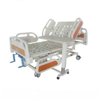 Orange Color Manual 3 Function Hospital Bed for Patient Bc05-1