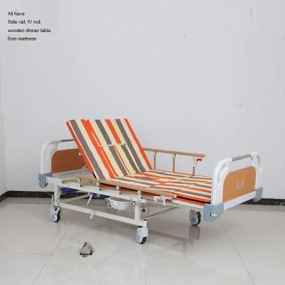 Wholesale Multi-Function Home Old People Metal Chair Manual Nursing Bed