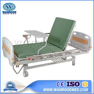 Medical Equipment Manual 2 Crank Hospital Simple Nursing Beds for Patient