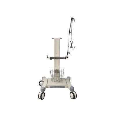 Customized Stainless Steel Medical Ventilator Stand Endoscope Transport Cart Monitor Stand