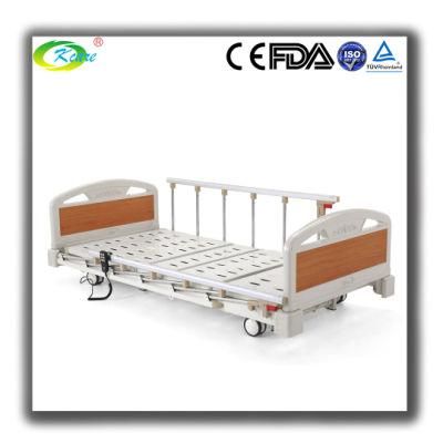 Facroty Price Wholesale Cama Hospitalaria Electrica 3 Functions Electric Hospital Bed with Aluminum Alloy Side Rail