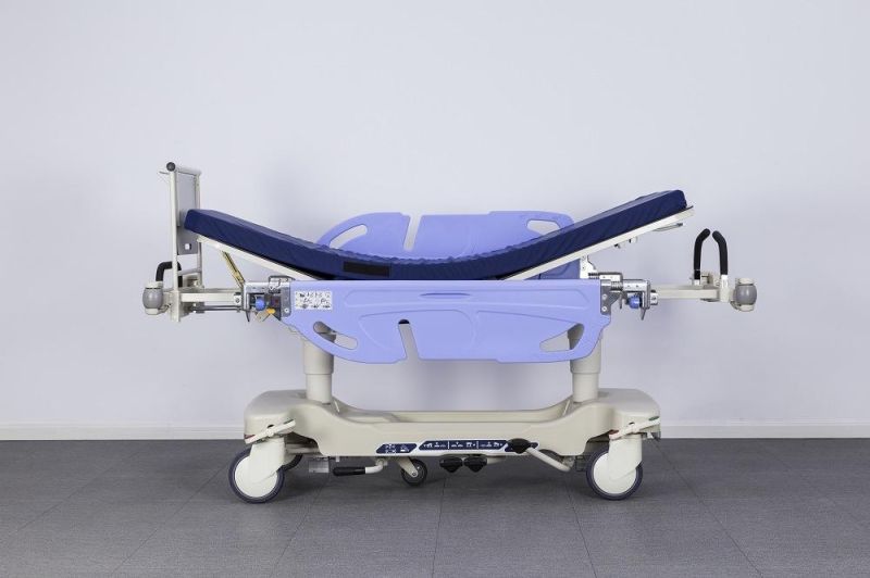 Manual Hospital ABS Patient Transfer Trolley Stretcher for Emergency Room