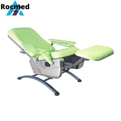 Manual Blood Donation Chair Reclining Phlebotomy Chair