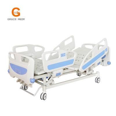 Three Function Medical ICU Bed with Central Lock