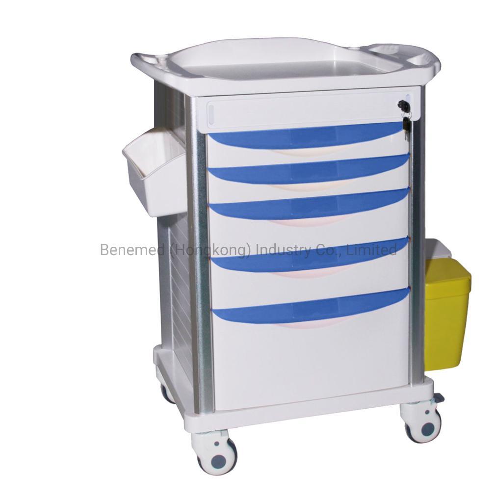 Hospital Clinic Furniture ABS Medical Trolly Durg Box Cart Bm-Mt006