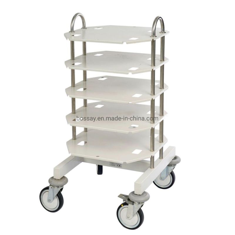 Multi-Functional Hospital Endoscopic Medical Equipment Cart Laparoscopy Trolley