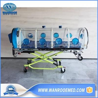 Ea-3G Emergency Folding Patient Transport Adjustable Multi-Height Ambulance Trolley Stretcher