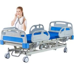 3 Function Electric Hospital Bed with Aluminum Alloy Side Rails