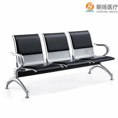 Good Price Hospital Clinic Airport Waiting Bus Station Seating Chair 3 Seats Waiting Chair with Cushion