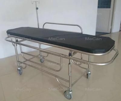 Cheap Price Stainless Steel Flat Hospital Stretcher Trolley Cart