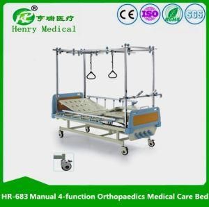 Hr-683 Orthopaedics Hospital Bed/Four Cranks Manual Medical Orthopedic Traction Bed