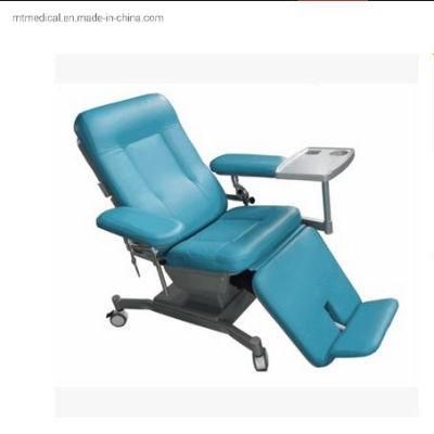 2 Functions Manual Dialysis Blood Donor Chemotherapy Chair Bed Manufacturer