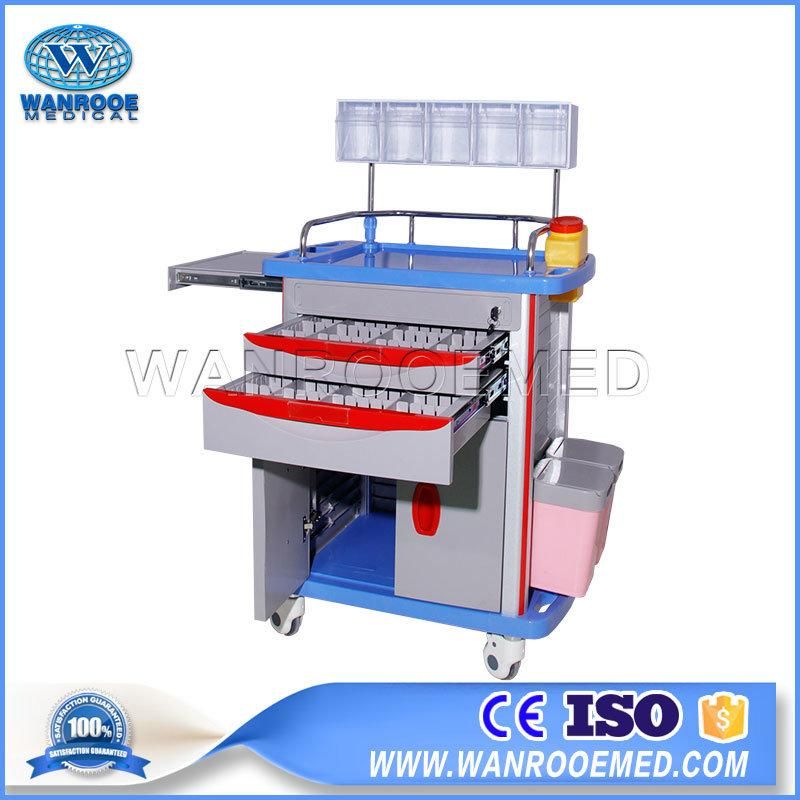 Bat-01 Hospital Medical Trolley Anesthesia Cart for Patients