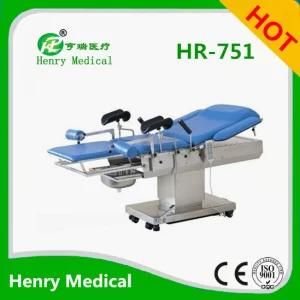 Hr-751 Electric Gynecological Table/Gynecological Obstetric Bed
