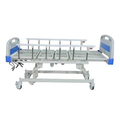 Medical Equipment 5 Five Function 4 Crank N01 Manual Medical ICU Hospital Bed Big Discount