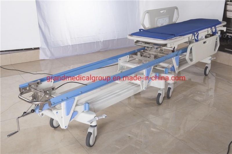 Grand Manufacture Surgical Equipment Manual Stretcher Cart Wholesale Aluminum Alloy Ambulanc Stretcher Cart