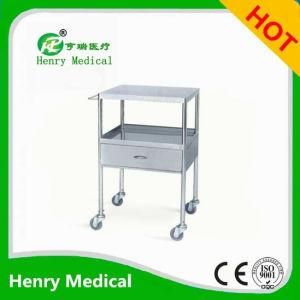 Hr-742 Stainless Steel Trolley with Two Shelves/ Instrument Trolley