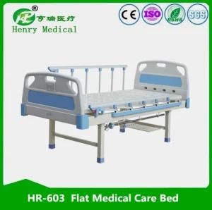 Hr-603 Nursing Care Patient Flat Bed/Medical Bed/Hospital Furniture