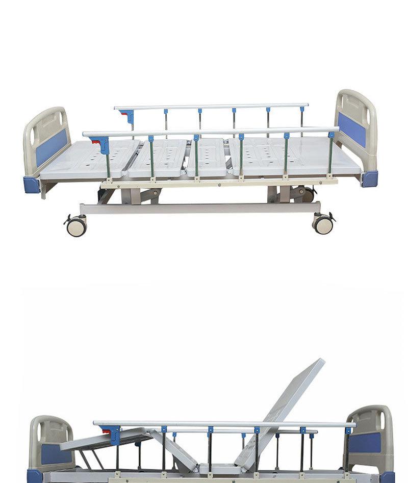 Factory Wholesale ABS Manual Three-Function Nursing Bed Elderly Patient Hospital Bed