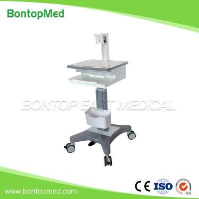 OEM Medical Laptop/Tablet/Ultrasound/ECG/Ventilator/Patient Monitor Computer Ward Round Checking Trolley/Cart