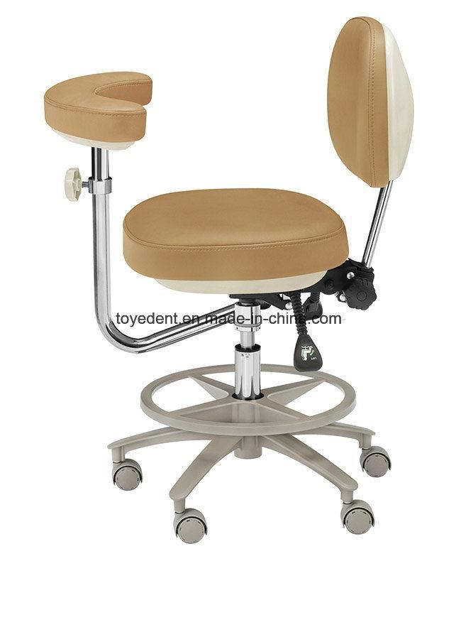 Ergonomic Dental Doctor Chair Stool, Dentist Stool Chair with Backrest