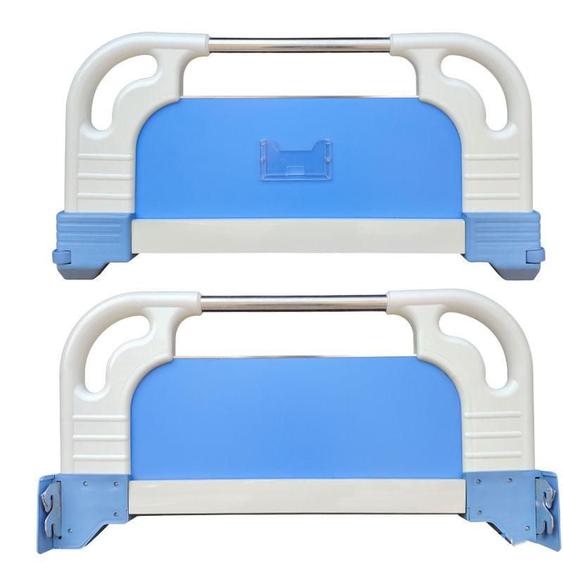 Head Board Manual Two Crank Hospital Bed for Clinc and Hospital
