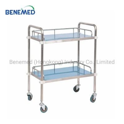 Hospital Stainless Steel Emergency Crash Cart for Patient