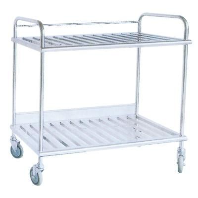 (MS-T110S) Hospital Stainless Steel Dressing Medical Material Delivery Trolley