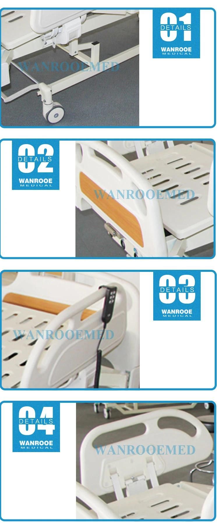 Bae301 ABS Electric ICU Nursing Hospital Patient Bed with Three Functions