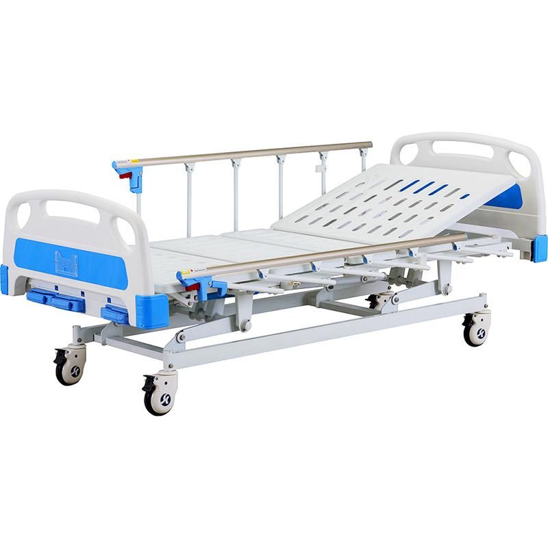 Two Functions Manual Hospital Clinical ICU Bed