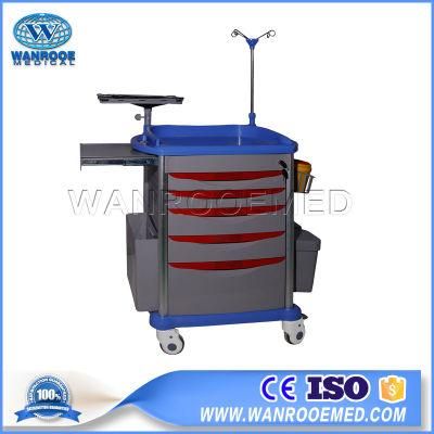 71 Series Medical Furniture Hospital ABS Emergency Medicine Drug Cart Trolley